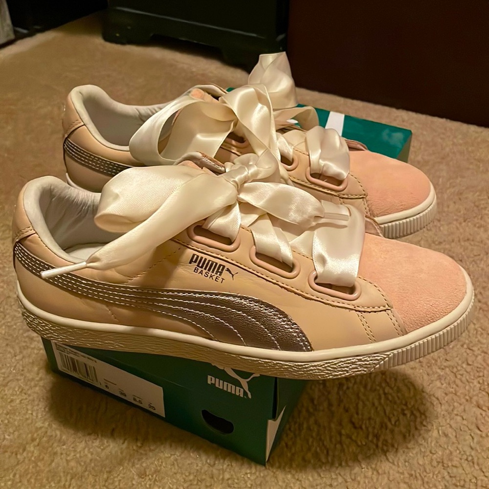 Puma Women Basket Up Heart Sneaker